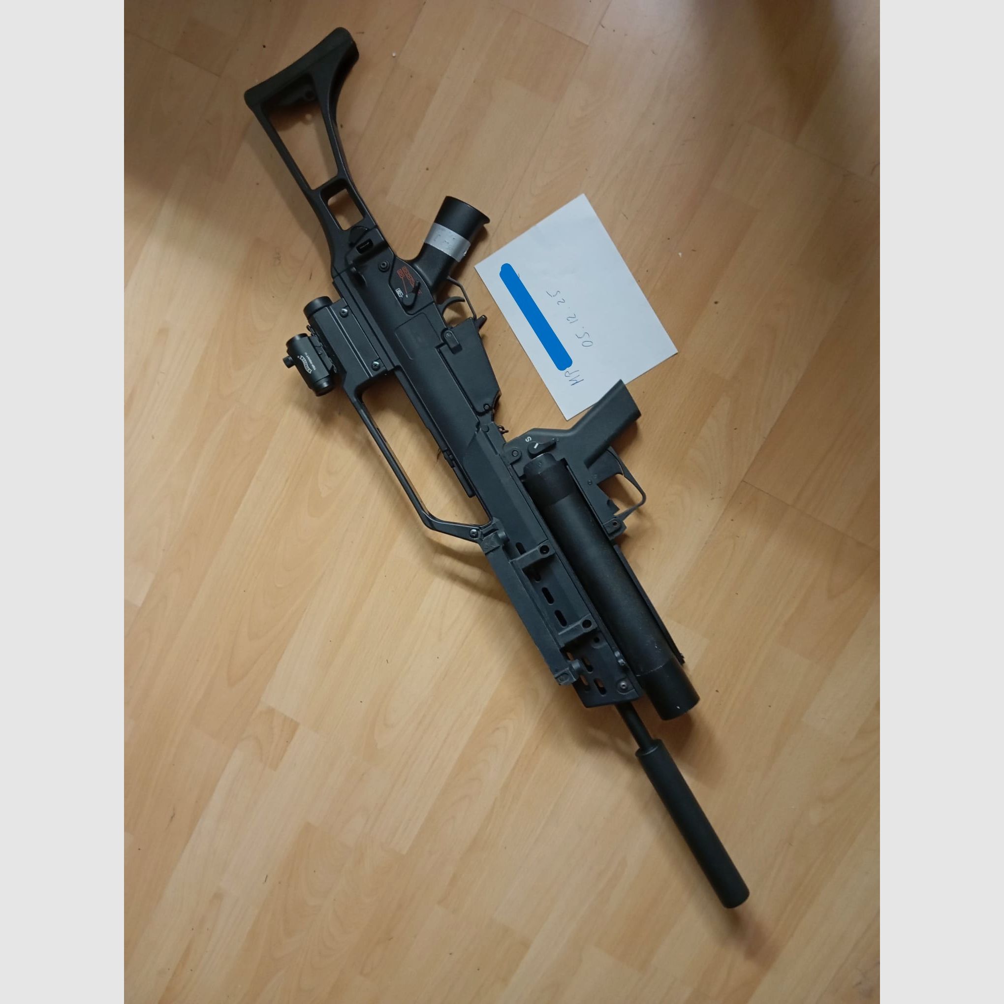 G36 with grenade launcher and G36 sight