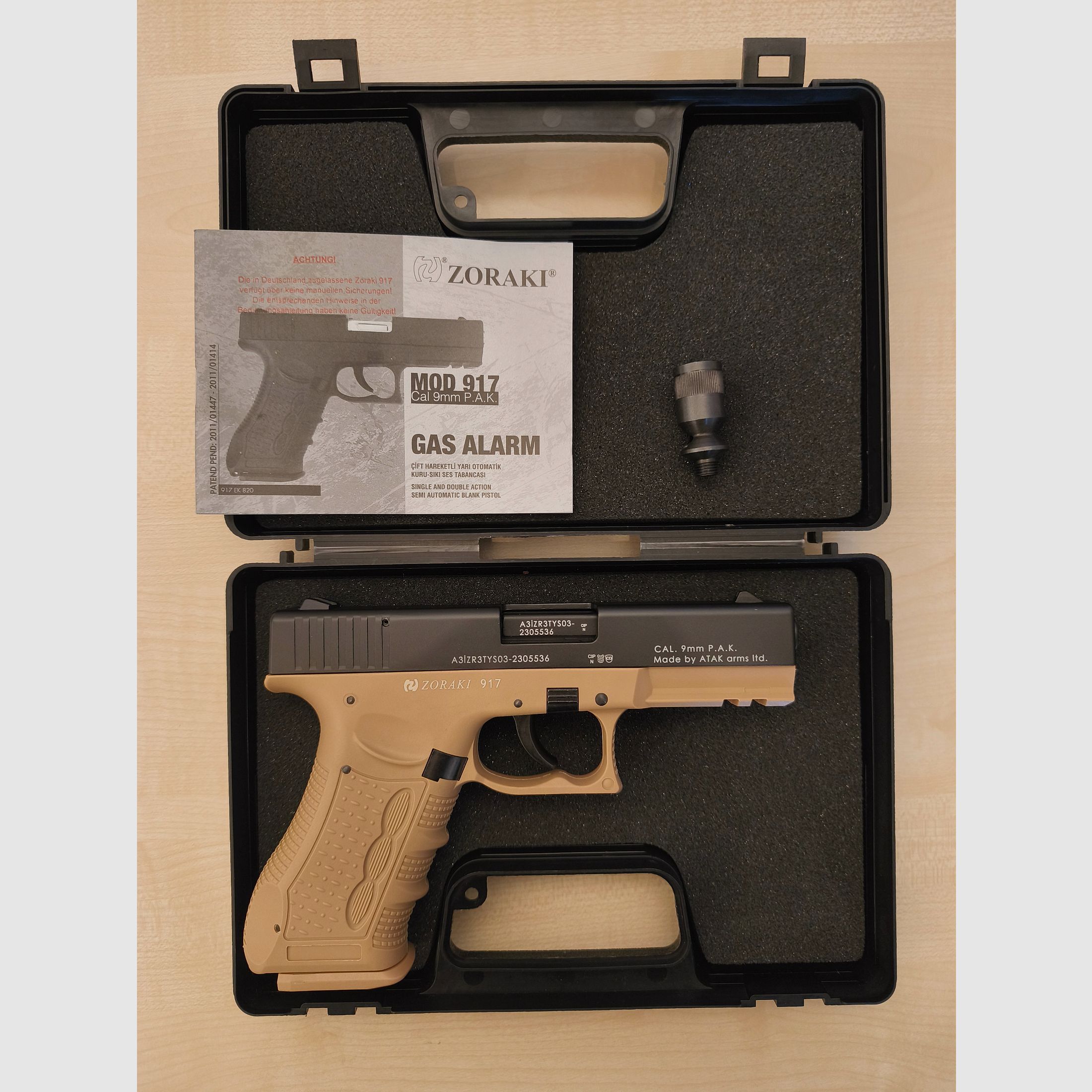 Zoraki 917 TAN 9mm PAK, zdjęcie 2 z 5