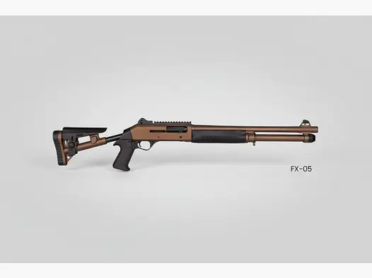 Semi-automatisch jachtgeweer AKSA S4 FX-05 kal. 12/76 TACTICAL BRONZE