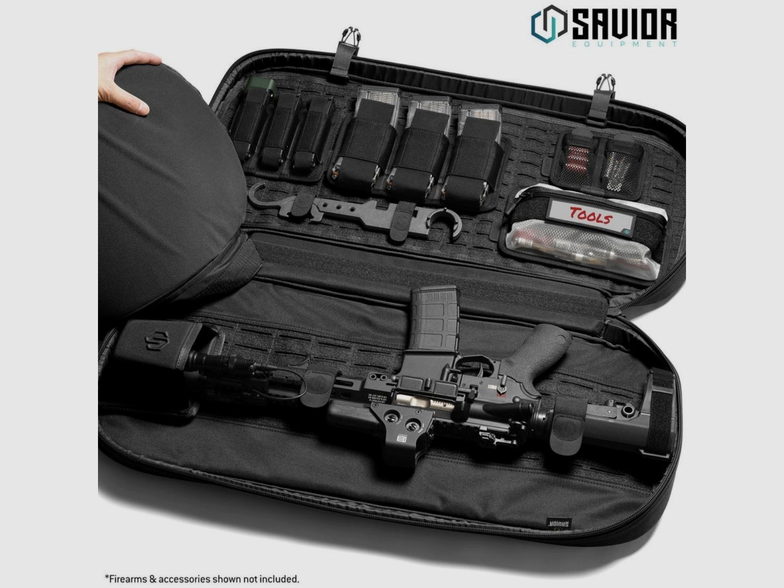 Savior - Plecak Single Rifle Bag - Specialist Series Covert - 38" - Black - RB-SGSPORT38-WS-BK, zdjęcie 2 z 5
