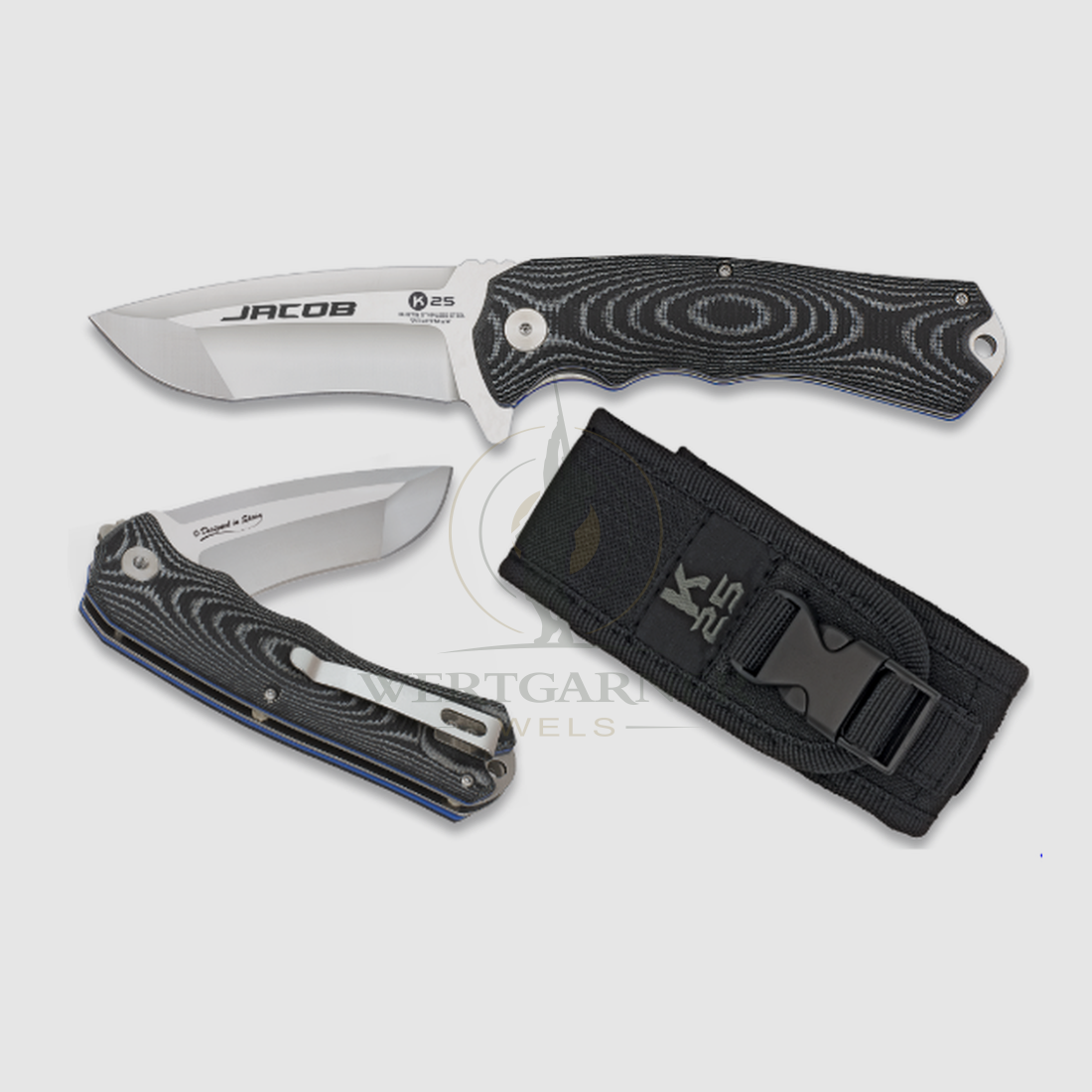 K25 Jacob Nóż kieszonkowy. G10/CNC. 8,8cm