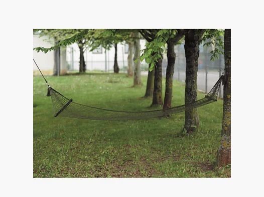 Hammock with crossbars, olive, 180 x 80cm