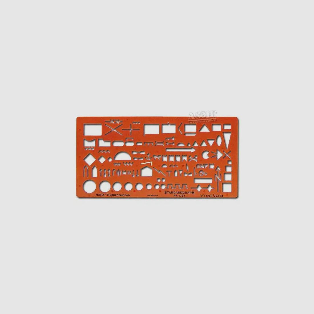Standardgraph Standardgraph Schablone NATO Truppenzeichen