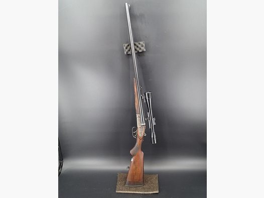 Double Barrel Shotgun Tundra Caliber 12/70 with Zeiss Ziel 6 Tundra