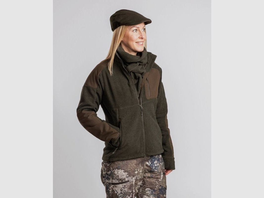 Pinewood Damen Fleecejacke Smaland Forest Hunting Green