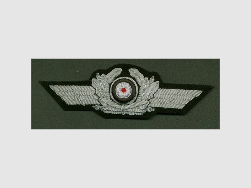 Mützen-Schwinge für Offiziers-Schirmmütze Luftwaffe Repro !!!