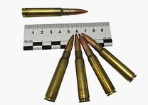 5-piece set decorative cartridges – caliber 8x57 IS