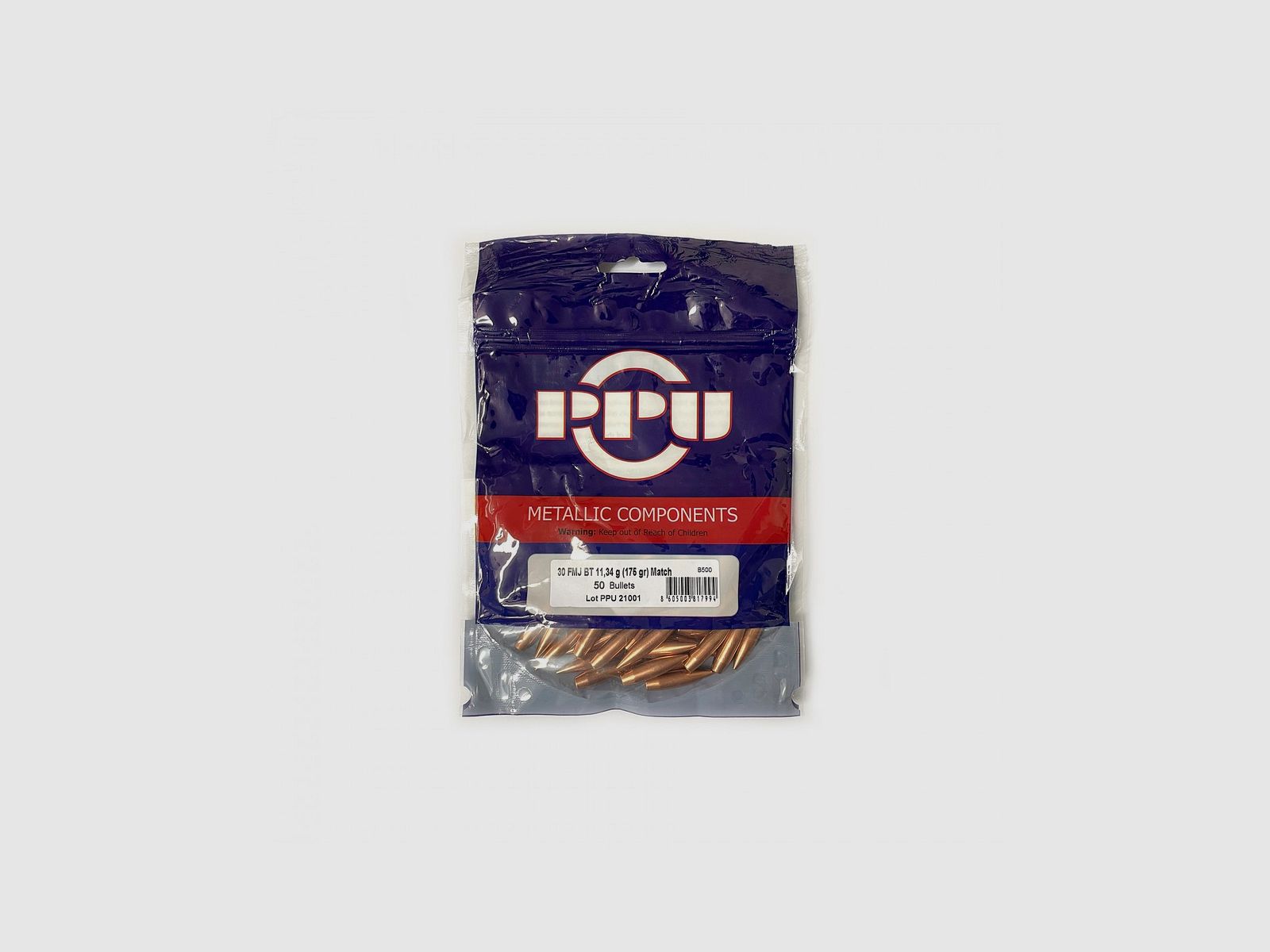 PRVI PARTIZAN GESCHOSSE FMJ BT MATCH 30 (.308) 175GR 50ST.