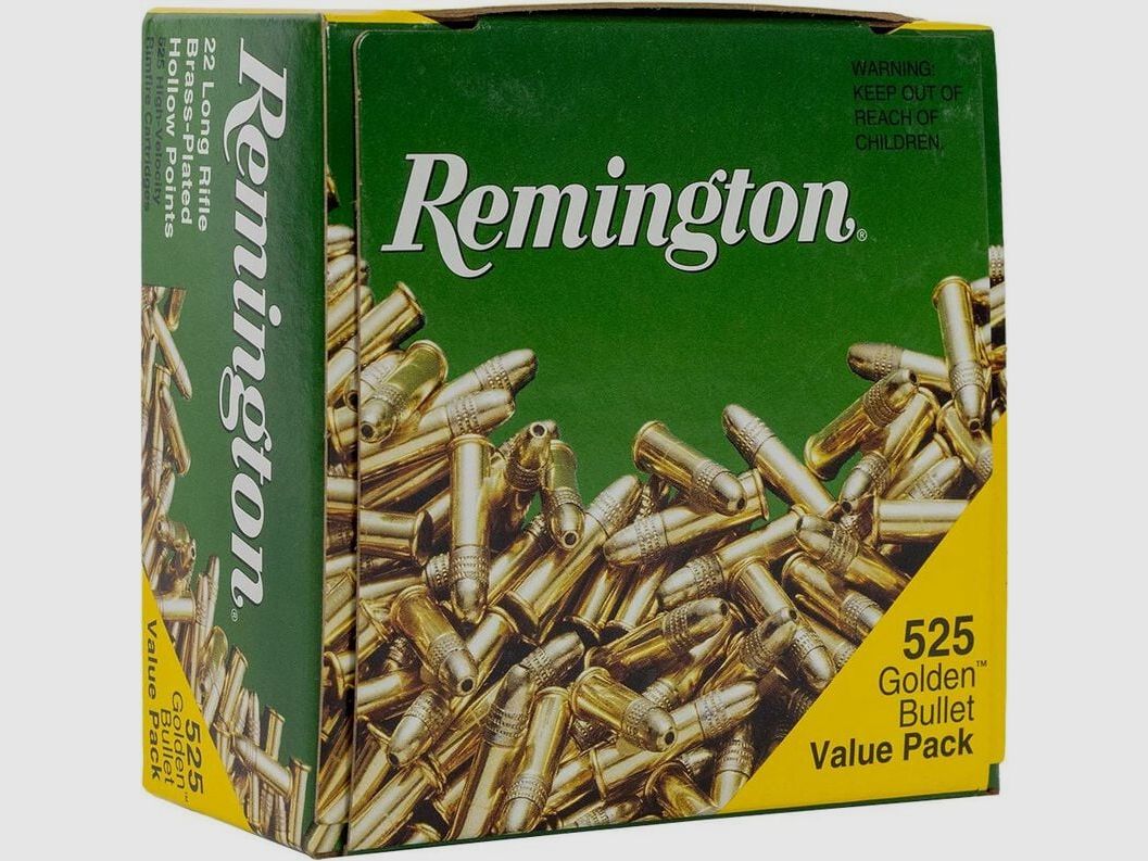Remington Golden Bullet .22 LR 36GR CPHP 525 cartuchos