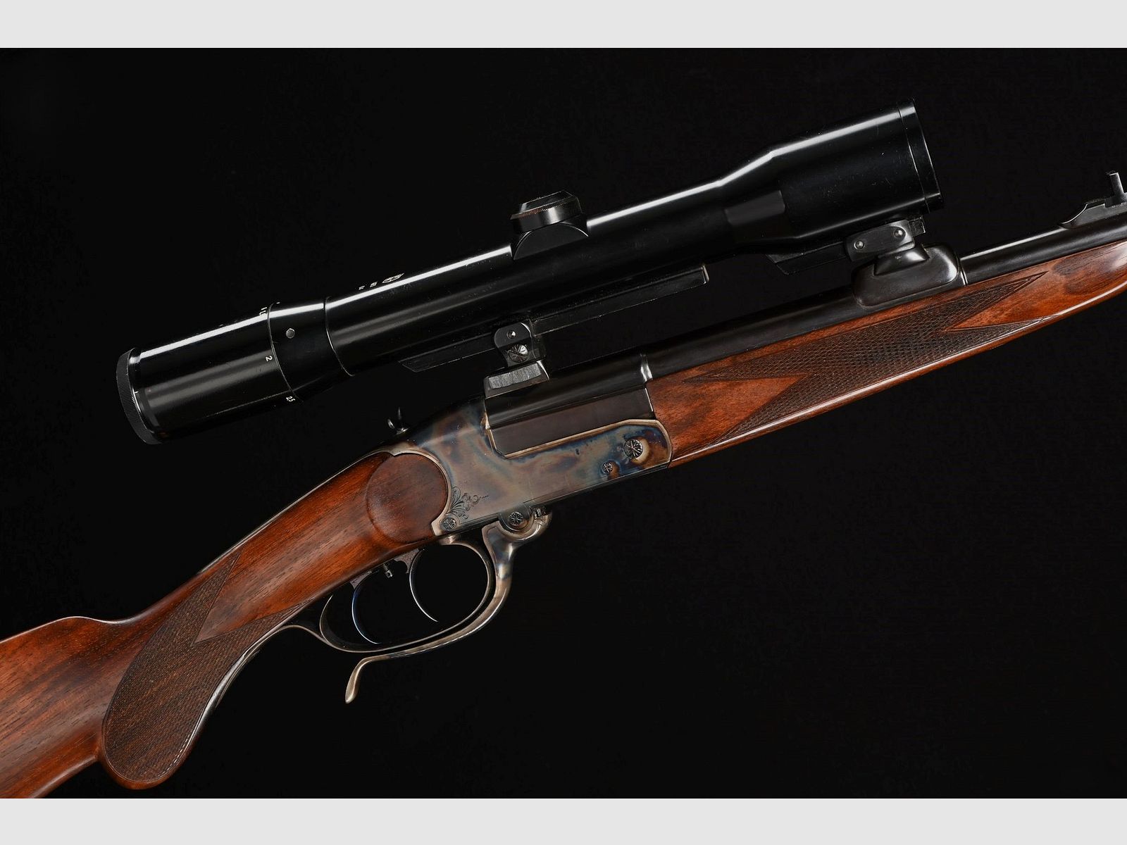 Sauer Pirschgewehr Einzelschuss Unter Hebel Kipplauf 8 x 48 Sauer