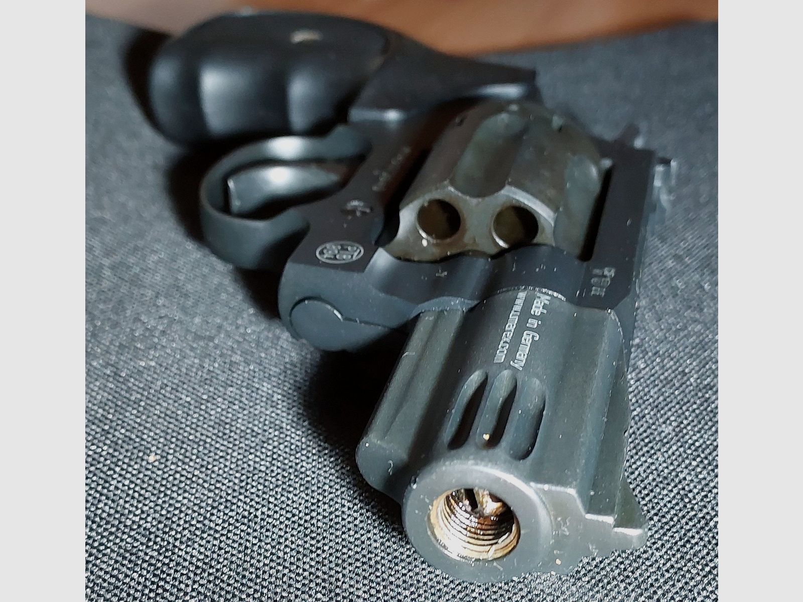 Smith & Wesson Grizzly revolver d'alarme calibre 9mm R.K. bronzé (PTB 894) S&W Grizzly