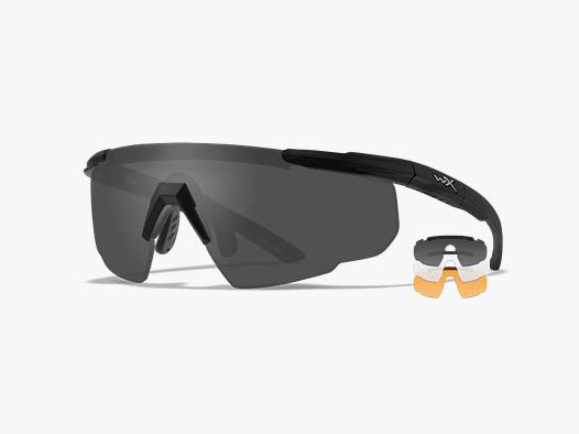 Set de lunettes Wiley X Sabre Advanced avec 3 verres interchangeables gris/clair/orange