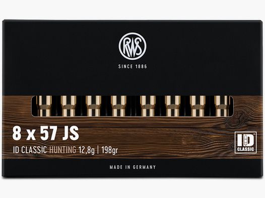 RWS ID CLÁSICO - 8x57 iS - 198GRS. - 20 PIEZAS