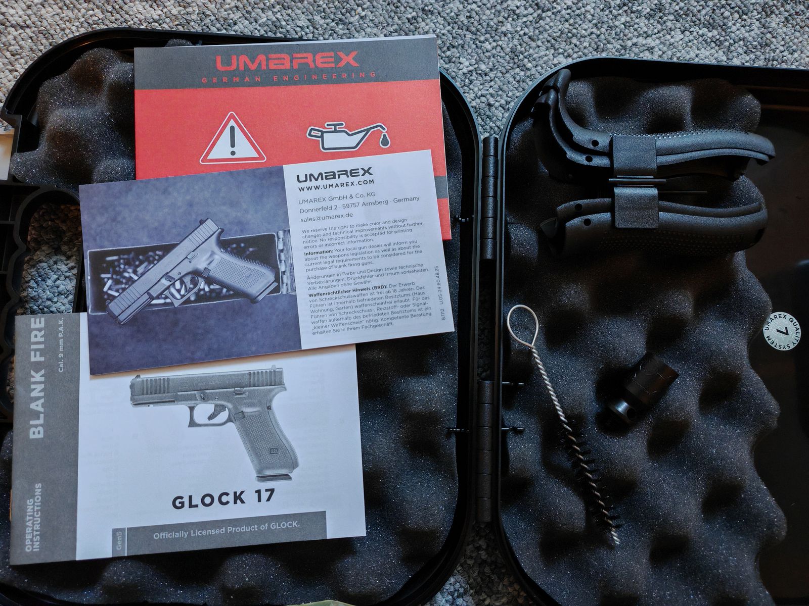 GLOCK 17 Gen 5 SV | 9mm P.A.K. blank firing | PtB: 1068 | NEW & OVP