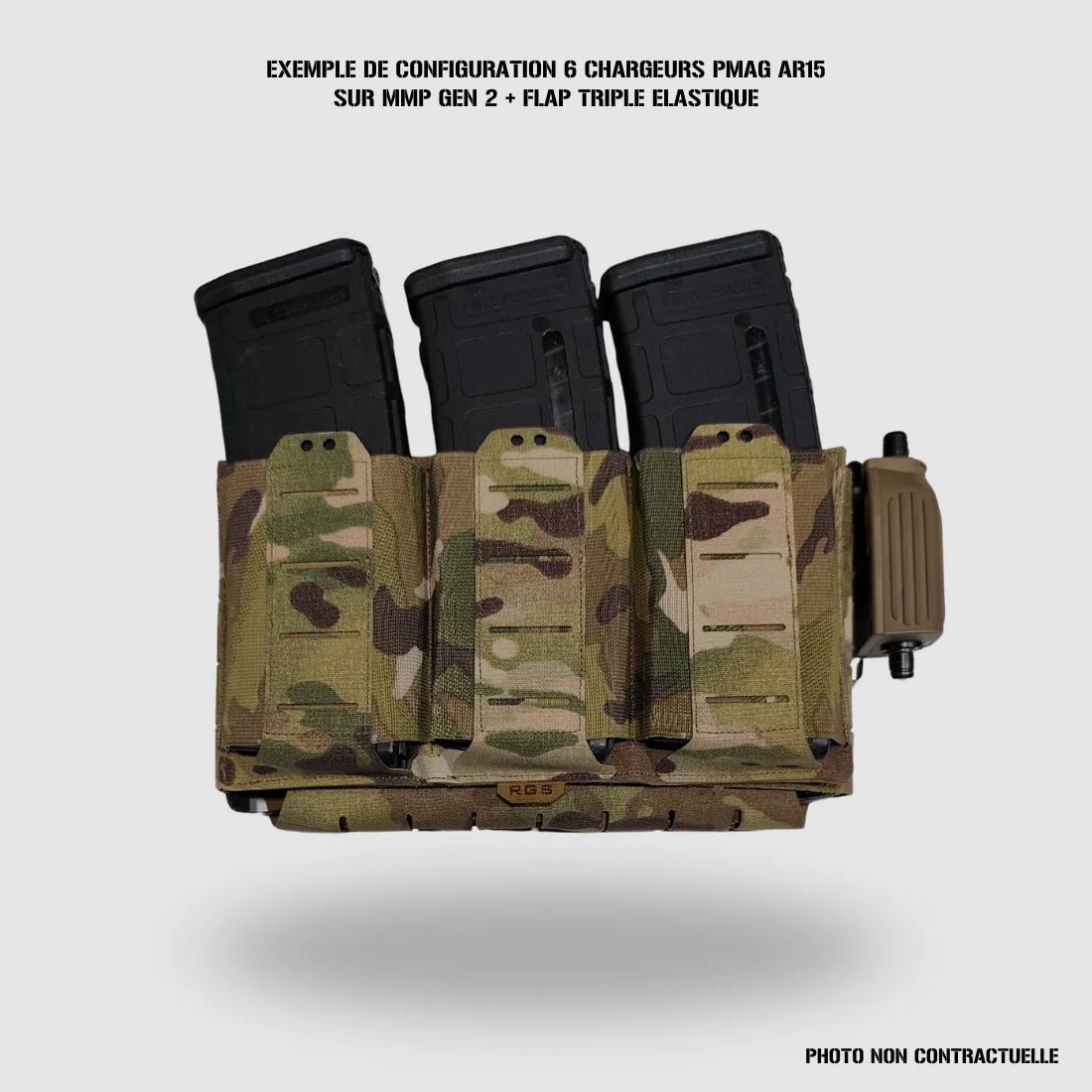 Panneau Elastique MMP Gen 2 (Wolf Grey) Rhino Gear Solutions, image 3 sur 5
