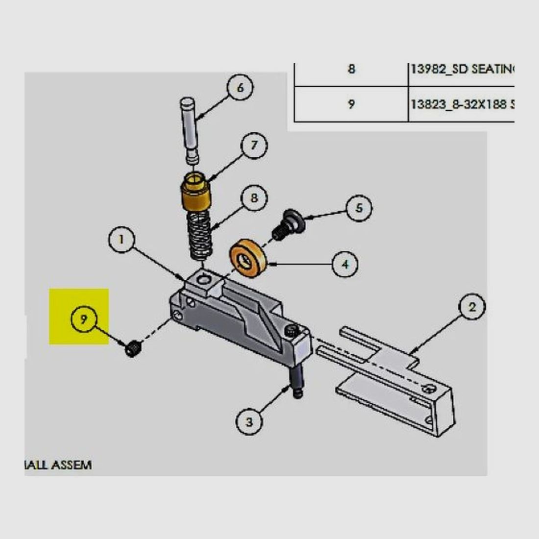 Dillon 8-32 x 3/16" Primer Seating Punch Set Screw