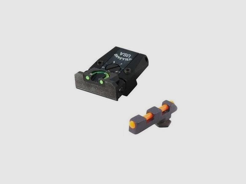 Williams Visierset AS Fiber Click verstellung f. Glock