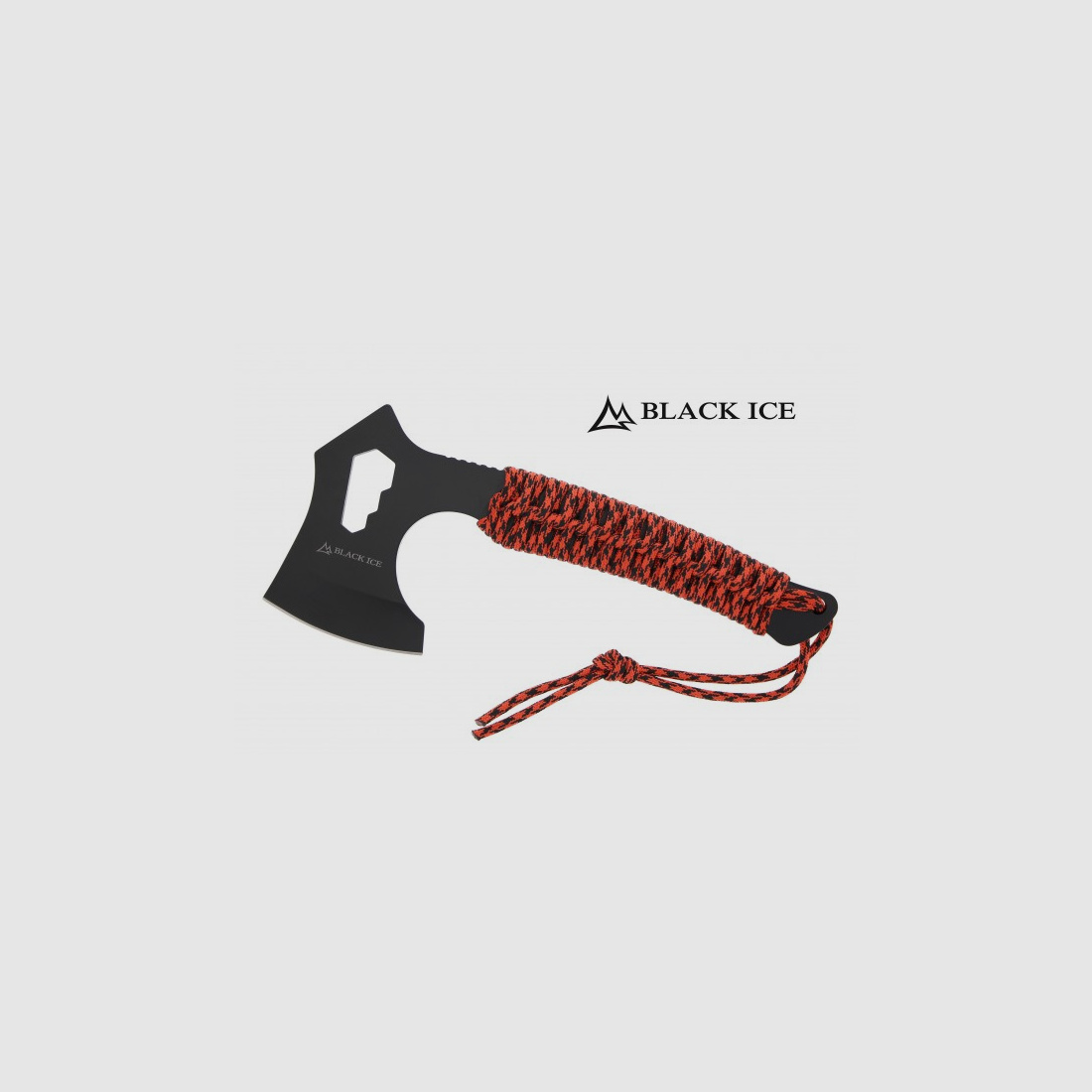 Black Ice Nomad Axt mit Paracord Griffwicklung