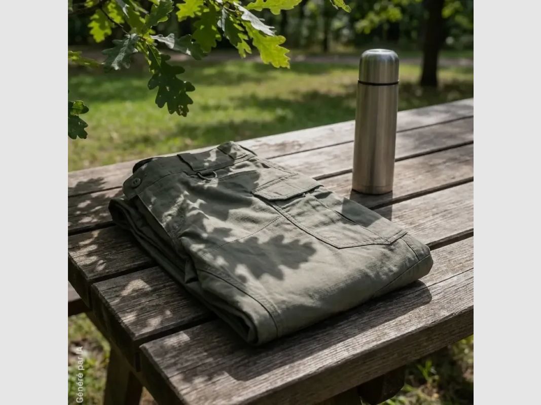 A10 Equipment Fighter khaki pants with localized reinforcements, image 8 of 13