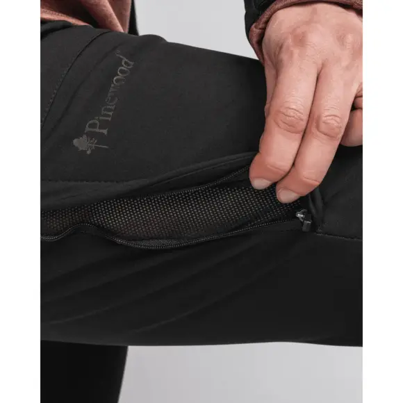 Dames Windbroek Zwart Stretch Pinewood Wilda, afbeelding 5 van 6