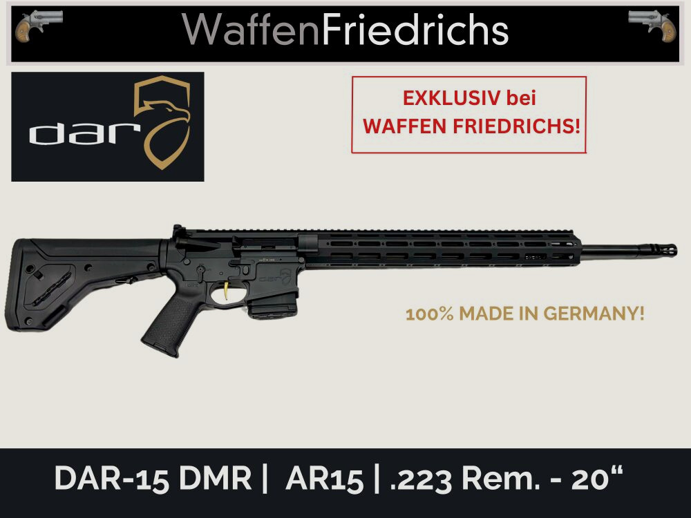DAR | Dynamic Arms Research DAR-15 DMR (Designated Marksmann Rifle) - 20" Lauf - Waffen Friedrichs