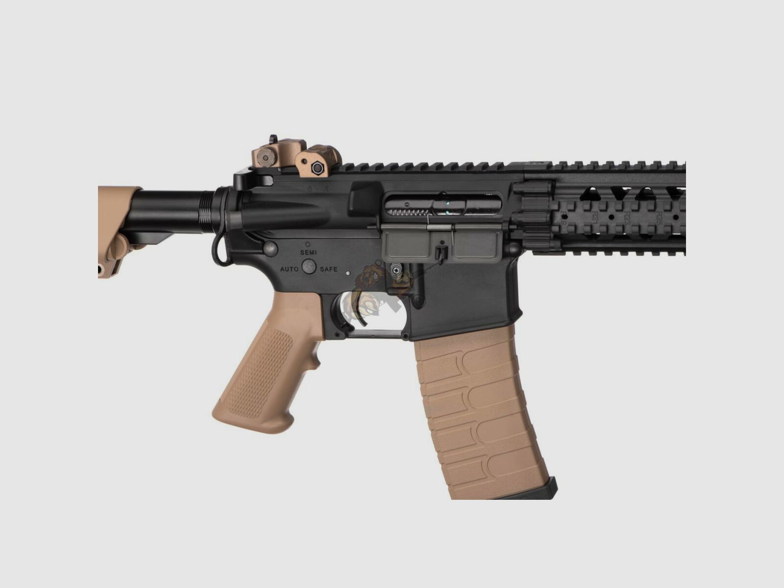 G&G CM18 Mod1 long RIS/Rail Cover Schwarz/FDE Airsoft Gewehr frei ab 18 Jahren