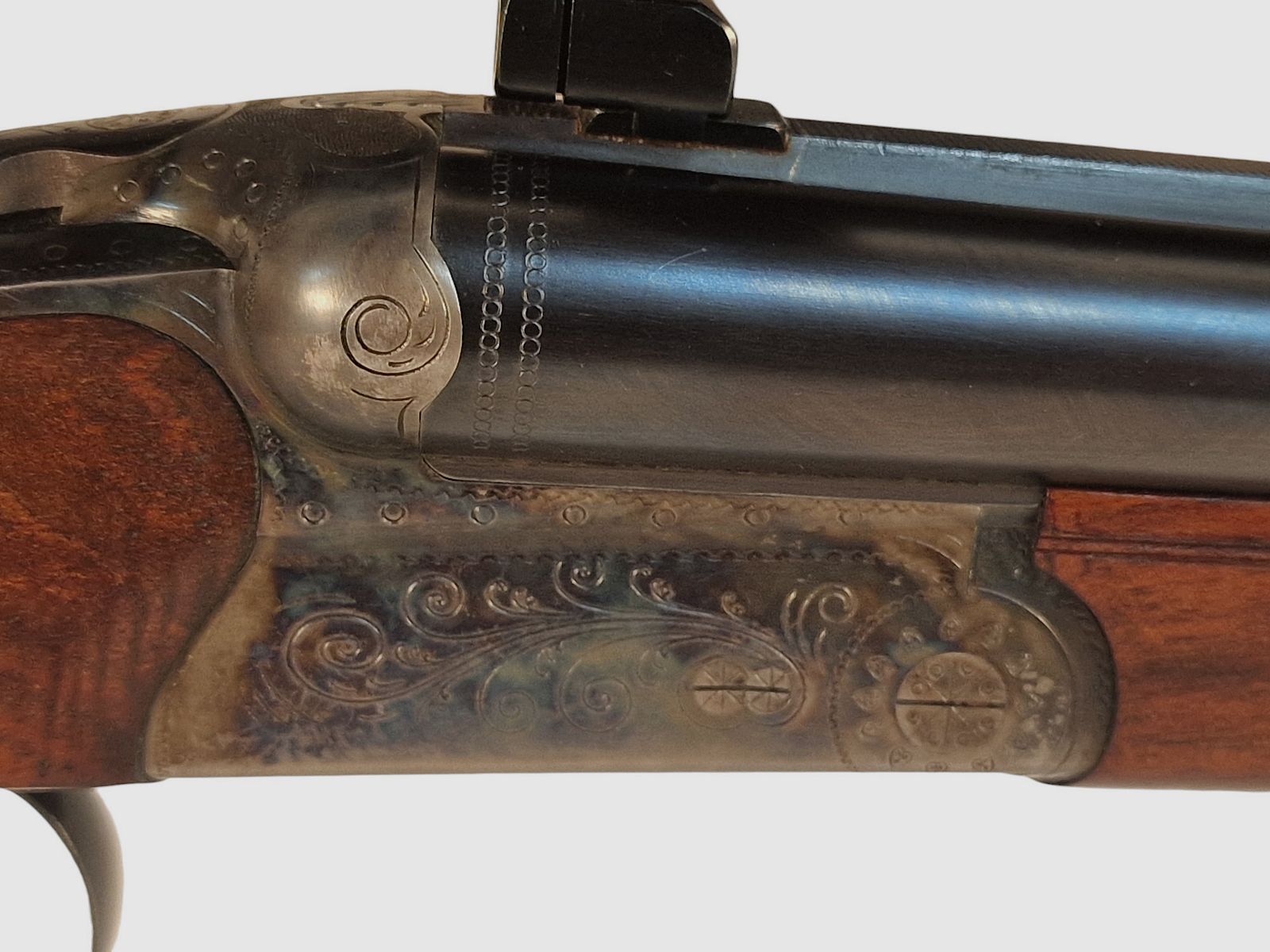 Suhler drilling hardened in caliber .30-06 16/70 22 WinMag with Kahles 2.2-9x42