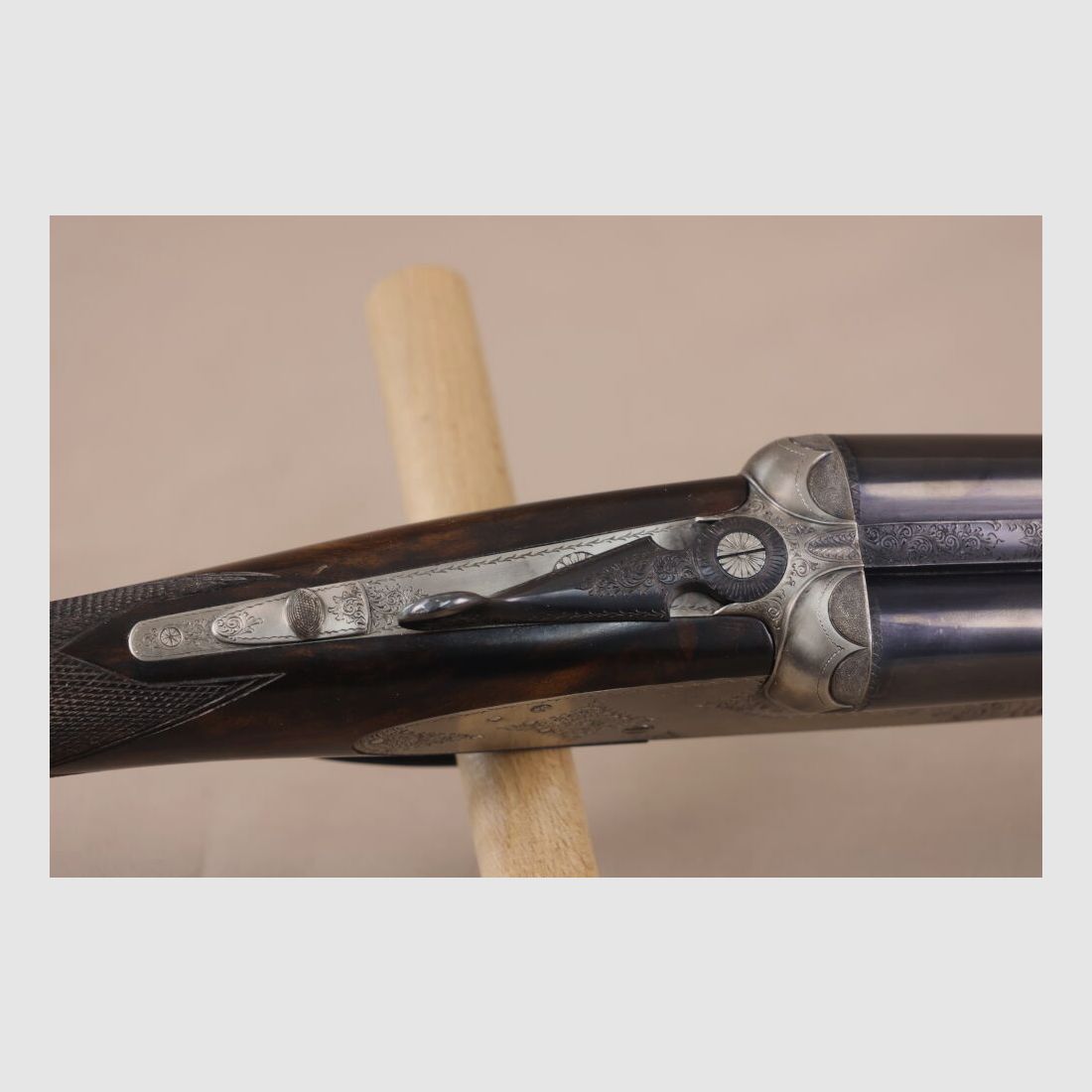 AYA - Aguirre y Aranzabal side lock over-and-under shotgun // TOP wood / engraving / made according to the specifications of Augustinus von Papen!!, image 9 of 10
