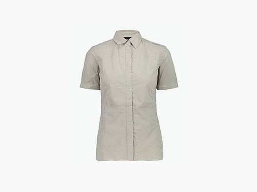 Blusa de mujer CMP a cuadros tartán de manga corta