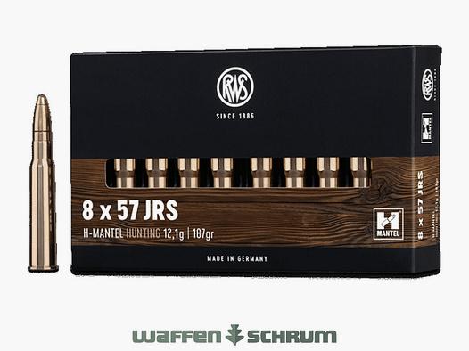 RWS HMK 12,1g - 187gr 8x57JRS