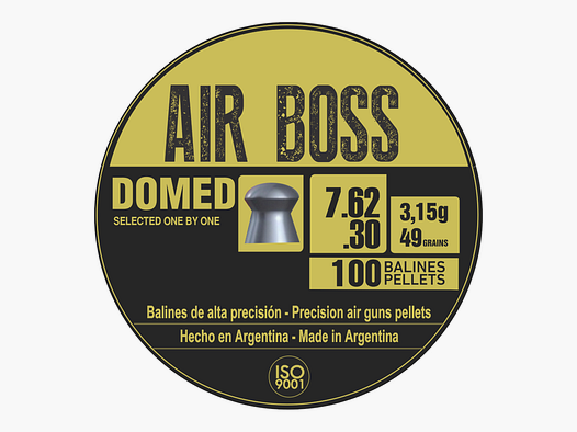 Apolo Air Boss Domed 7,62 mm 100 pz. 49,00/3,15