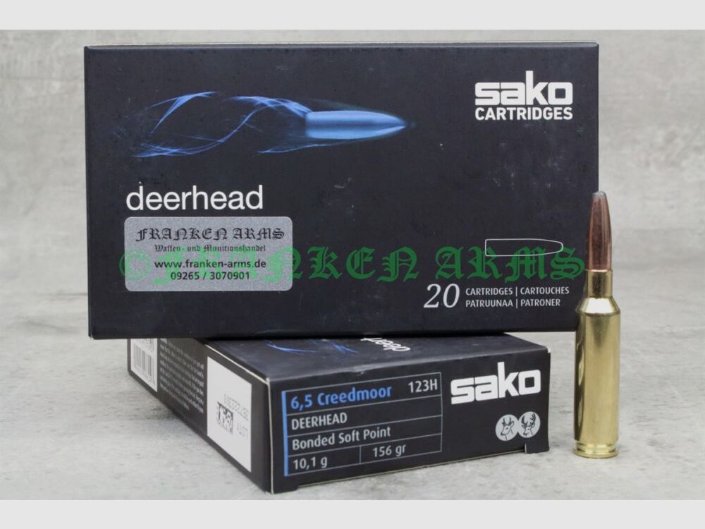 Sako Deerhead 6.5 Creedmoor 156gr. 10.1g 20 pieces