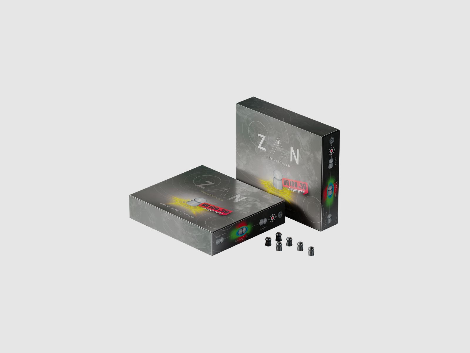 ZAN Pellets, Kal. .30 BR100, 56 grain / 3,63 g, 100 St.