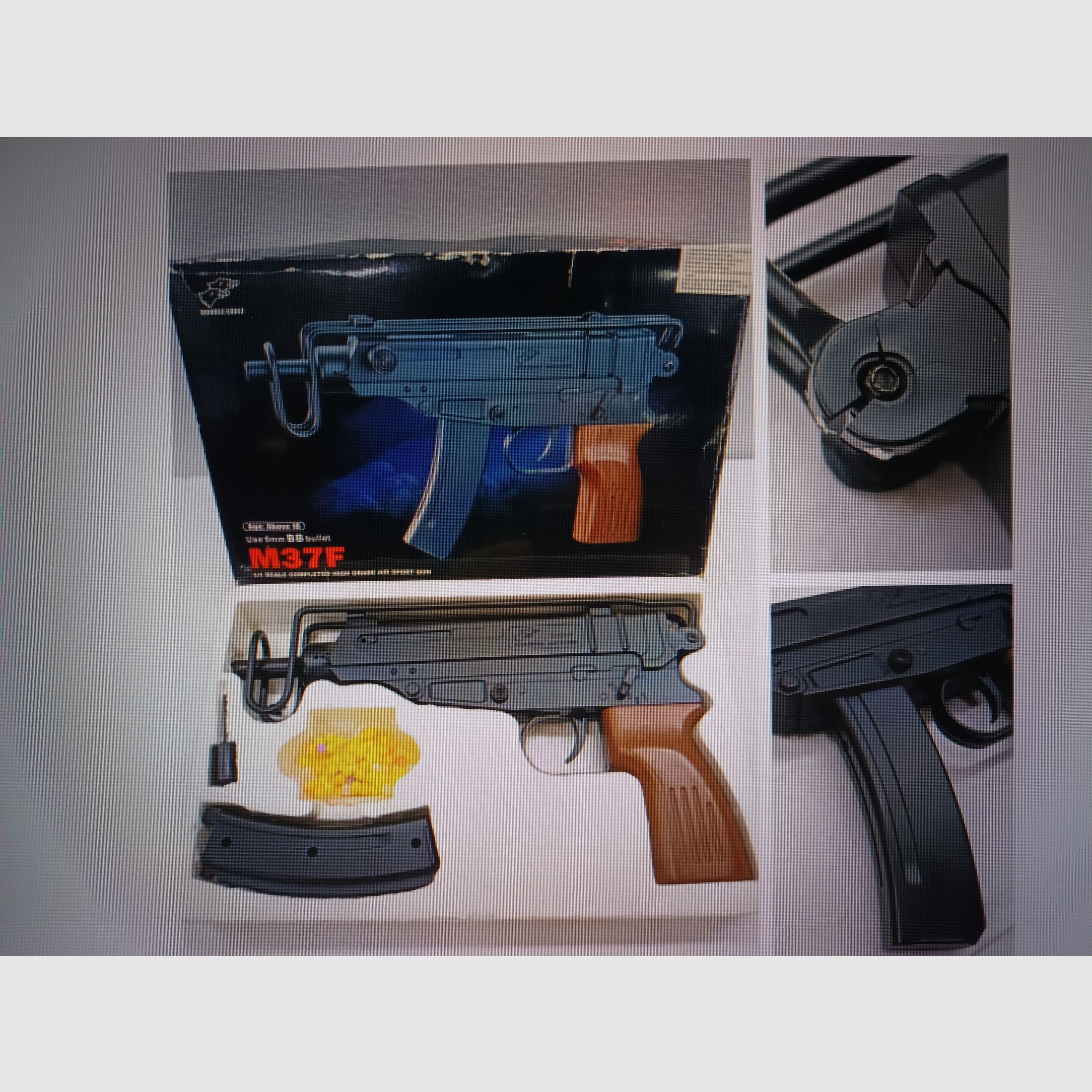 M37F czeski ,,Skorpion" + kolba składana + amunicja kal.6mm + magazynek >!< OVP, zdjęcie 2 z 4
