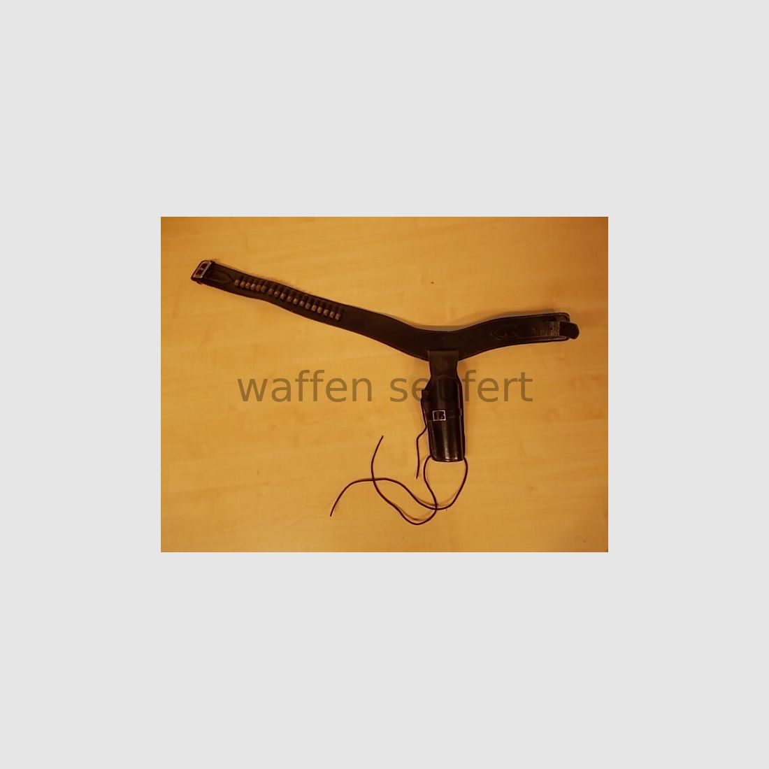 Bucheimer Westerngürtel + Holster für 6" Western-Revolver