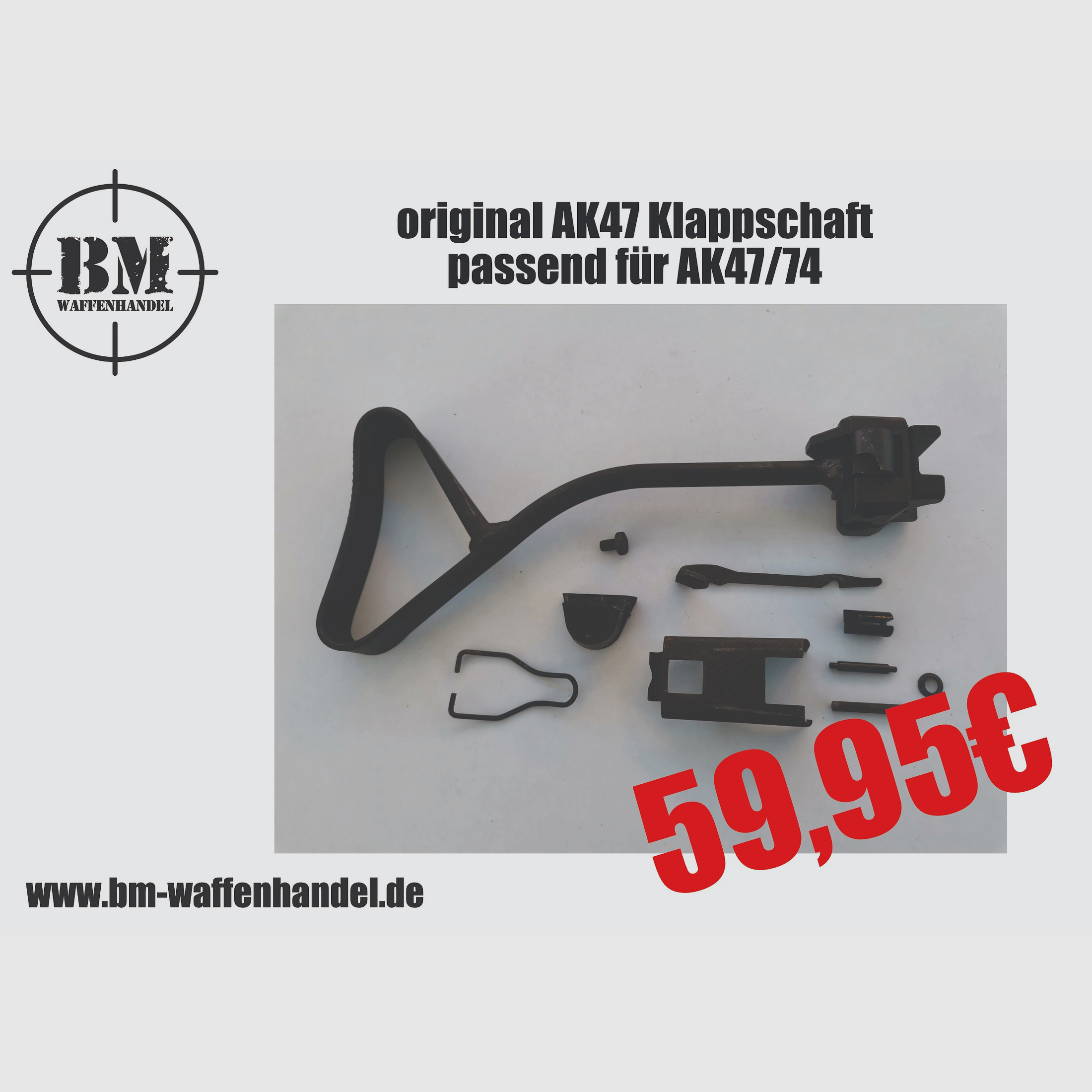 original AK 47 Klappschaft Kalaschnikow & WBP Jack