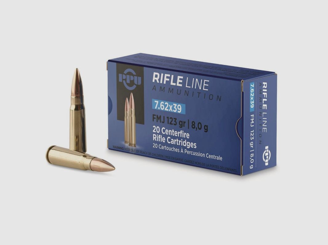 Privi Partizan 7,62x39 123 gr FMJ 20 pz.