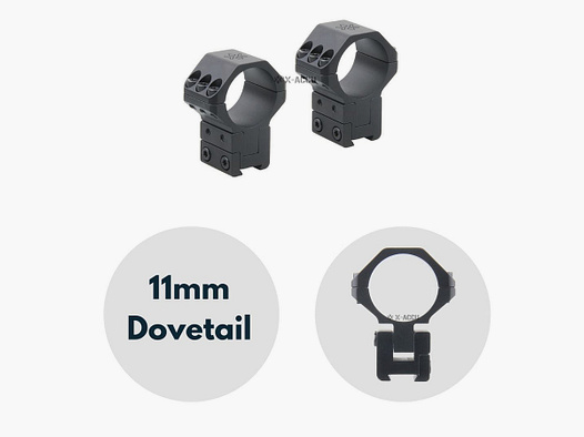 X-Accu Montage 11mm Dovetail 1,4-1,6 Zoll adjustable