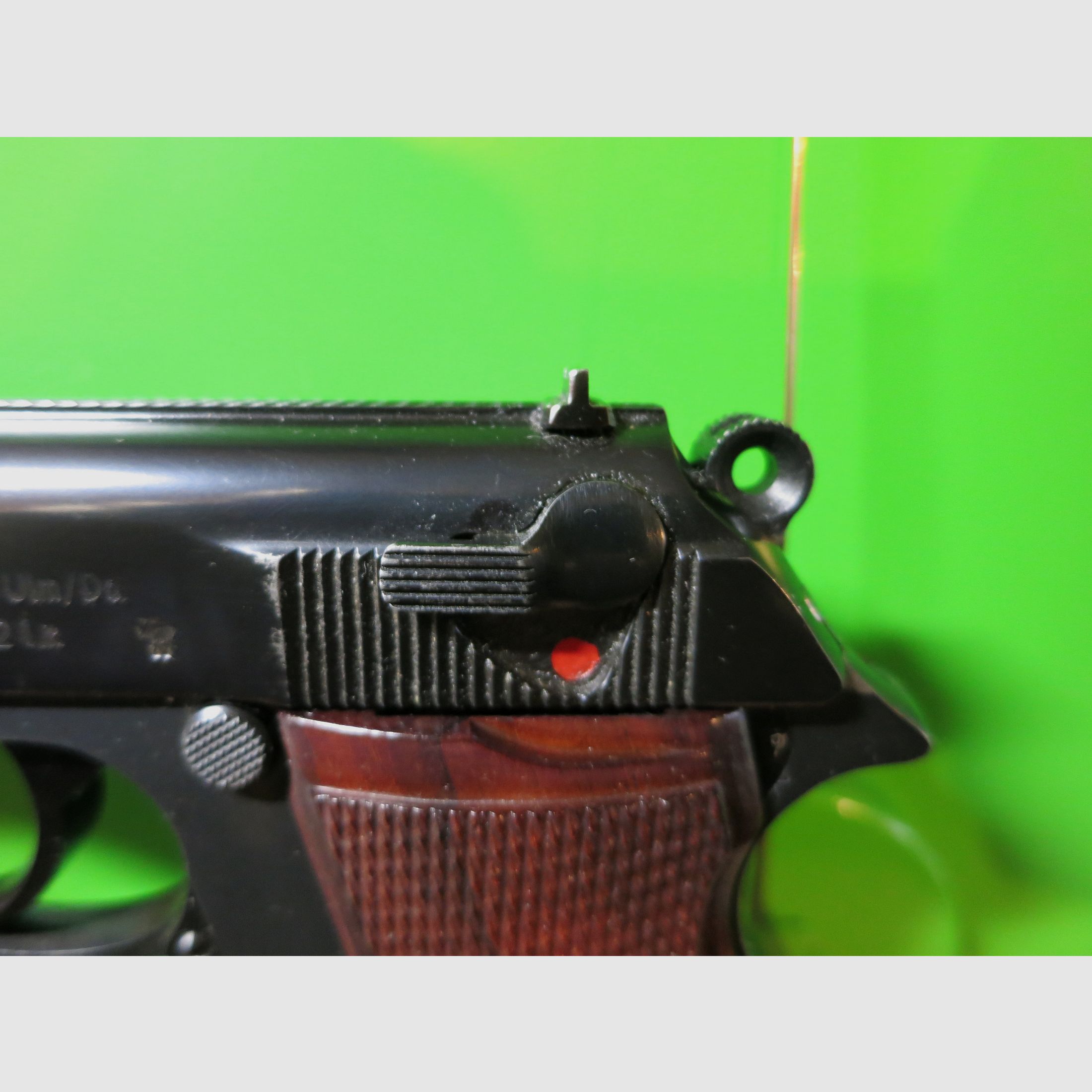Walther PP « Pistolet de police », .22lr pistolet d'entraînement, plaquettes en bois       #39, image 3 sur 11