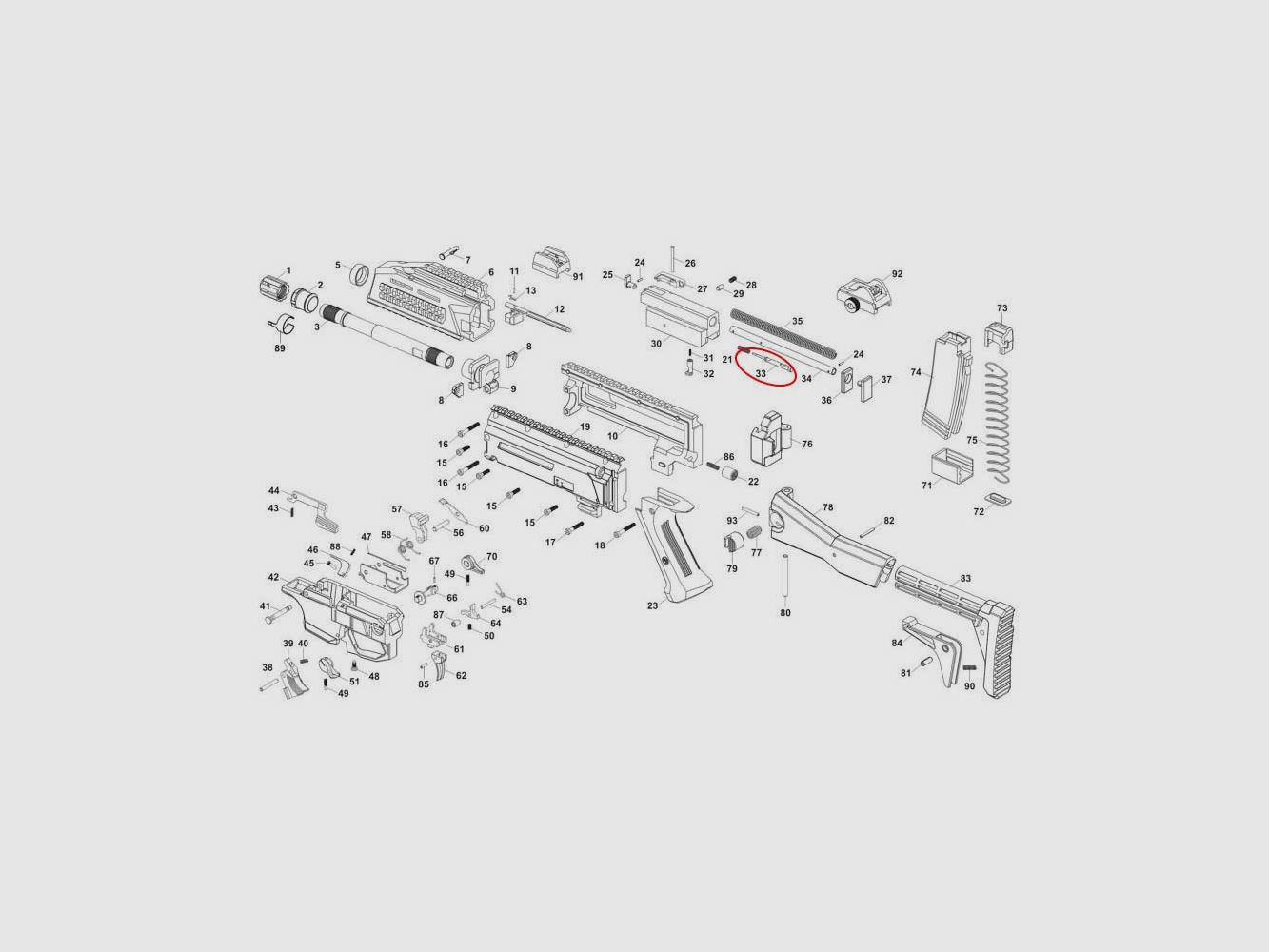 CZ Escorpión EVO 3 percutor, imagen 3 de 3