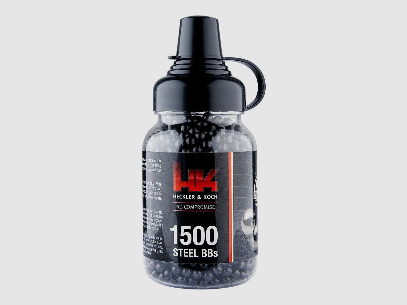 Heckler & Koch Premium Stahl BBs Rundkugeln 4,5 mm - 1.500 Stk.