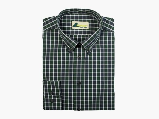 Skogen Hemd Slim Line Armlänge 70 cm Green/Black