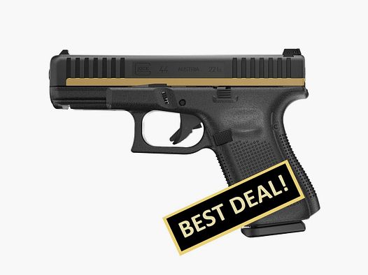 Pistola Glock G44 Edición Especial Golden Line .22 lfb.