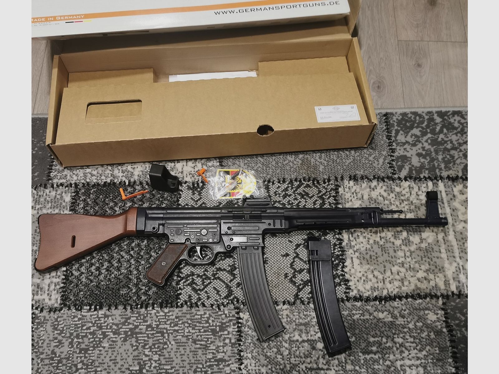 GSG StG 44 Schreckschussgewehr 9 mm P.A.K. Vollmetall Echtholz