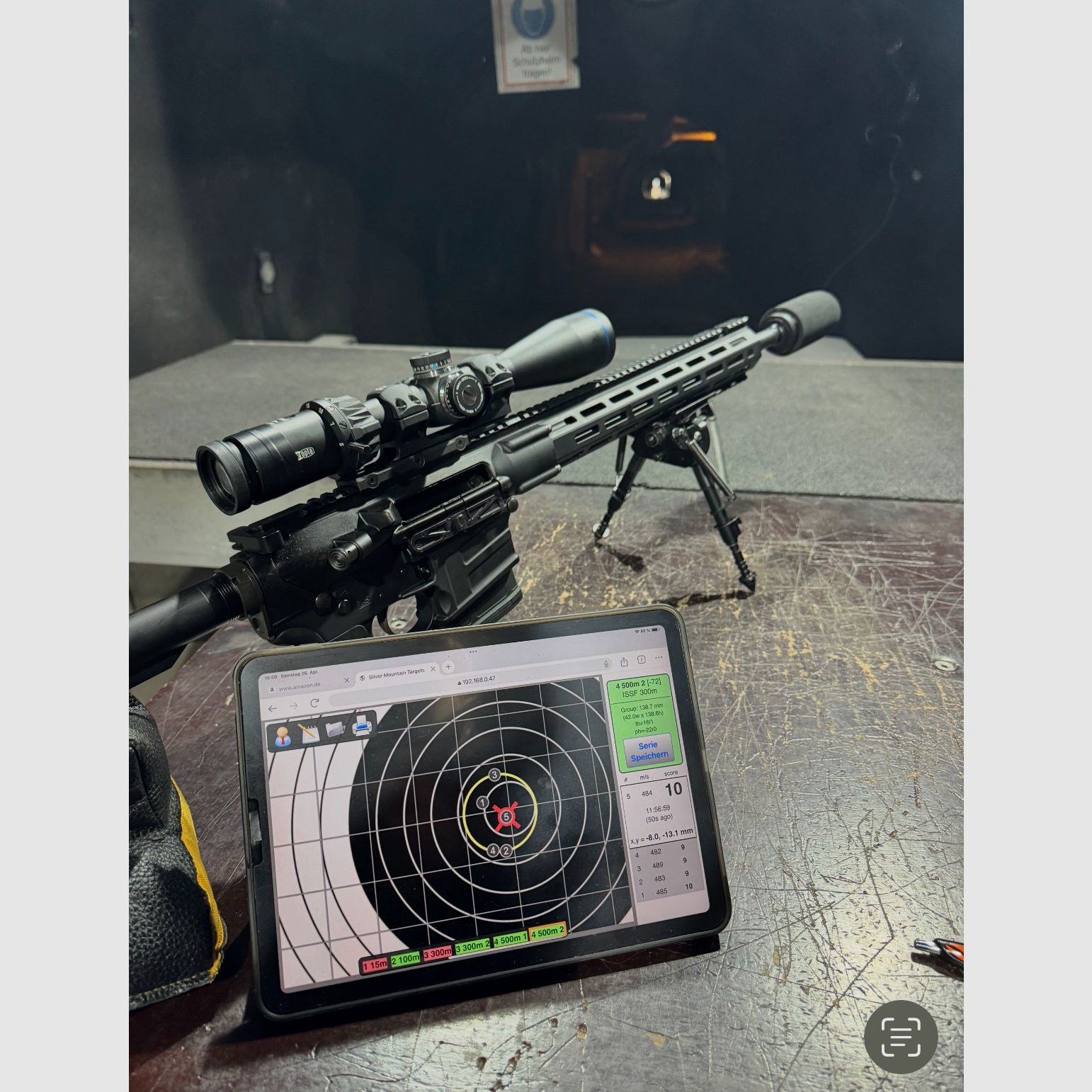 AR-10 Savage MSR-10 Hunter .308 18‘‘ ASE Utra SL5I Schaldämpfer