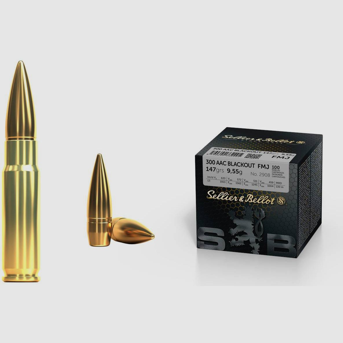 Büchsenpatronen Sellier & Bellot 338 Lapua Mag. Match-HPBT, Bild 3 von 10