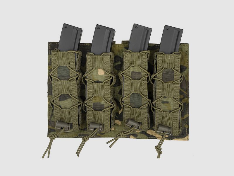 MOLLE Speed Quad MP5/SMG Magazine Pouch - MT [8FIELDS]