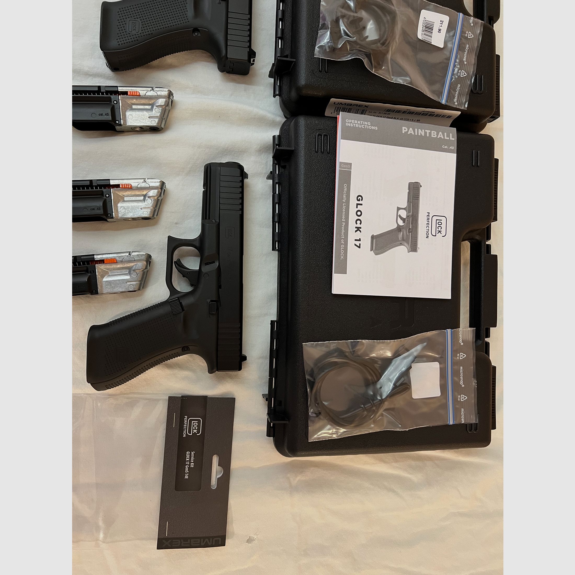 Umarex VFC Glock 17 Gen.5 T4E CO2-RAM Pistole Kal. .43 neu NP 300€