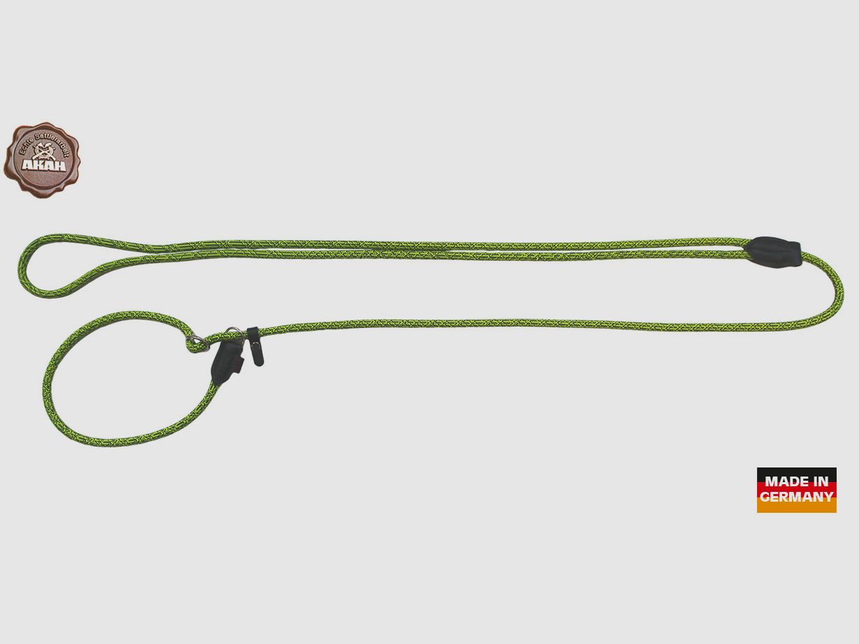 Umhängeleine Moxon 1,95m - 10 mm breit, mit Halsung