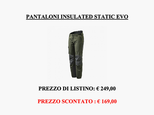 Beretta – Pantalon Isolé Static EVO